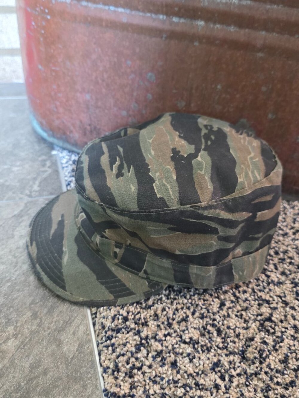 Vintage R&B Inc Military Camo Hot Weather Patrol Cap Hat Size 7 3/4 USA - Picture 2 of 7